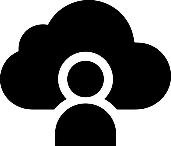 PNG biçiminde bulut depolama simgesi şeffaf arkaplan tasarımı ile dijital sunucu güvenli dosya eşzamanlama sunucu yönetimi ve modern web veya mobil kullanıcı arayüzü uygulamaları için ideal