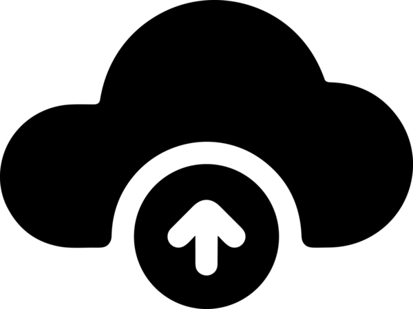 PNG biçiminde bulut depolama simgesi şeffaf arkaplan tasarımı ile dijital sunucu güvenli dosya eşzamanlama sunucu yönetimi ve modern web veya mobil kullanıcı arayüzü uygulamaları için ideal