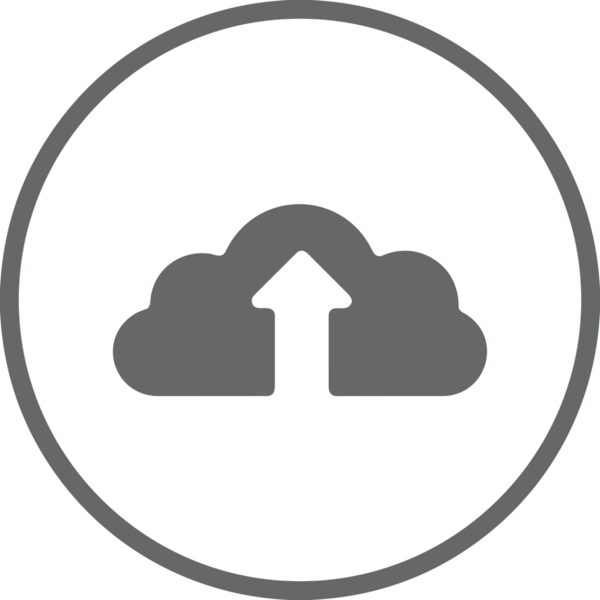 PNG biçiminde bulut depolama simgesi şeffaf arkaplan tasarımı ile dijital sunucu güvenli dosya eşzamanlama sunucu yönetimi ve modern web veya mobil kullanıcı arayüzü uygulamaları için ideal
