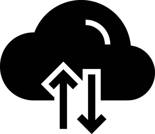 PNG biçiminde bulut depolama simgesi şeffaf arkaplan tasarımı ile dijital sunucu güvenli dosya eşzamanlama sunucu yönetimi ve modern web veya mobil kullanıcı arayüzü uygulamaları için ideal