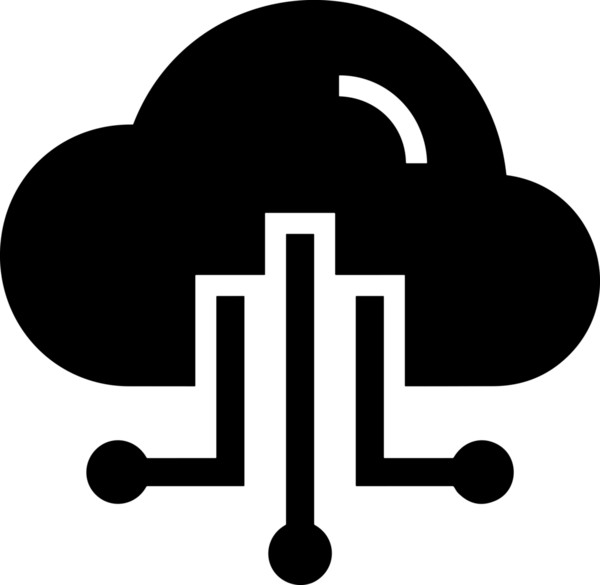 PNG biçiminde bulut depolama simgesi şeffaf arkaplan tasarımı ile dijital sunucu güvenli dosya eşzamanlama sunucu yönetimi ve modern web veya mobil kullanıcı arayüzü uygulamaları için ideal
