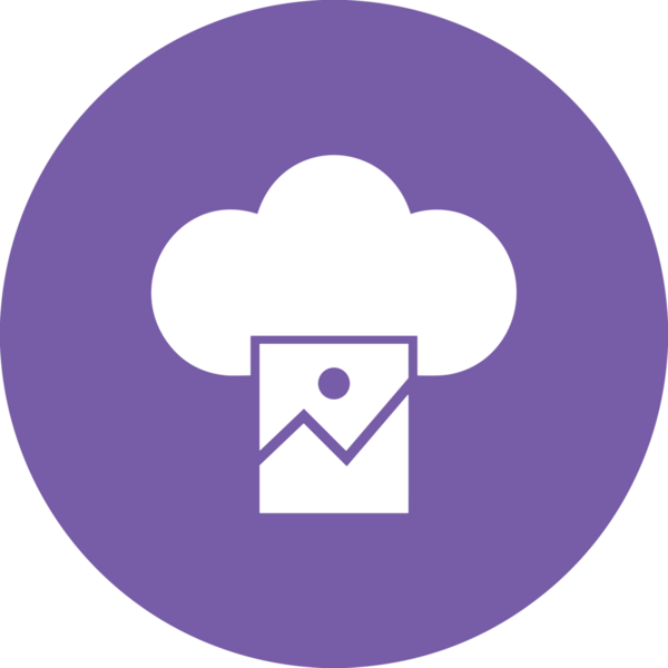 PNG biçiminde bulut depolama simgesi şeffaf arkaplan tasarımı ile dijital sunucu güvenli dosya eşzamanlama sunucu yönetimi ve modern web veya mobil kullanıcı arayüzü uygulamaları için ideal