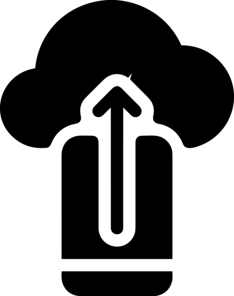 PNG biçiminde bulut depolama simgesi şeffaf arkaplan tasarımı ile dijital sunucu güvenli dosya eşzamanlama sunucu yönetimi ve modern web veya mobil kullanıcı arayüzü uygulamaları için ideal