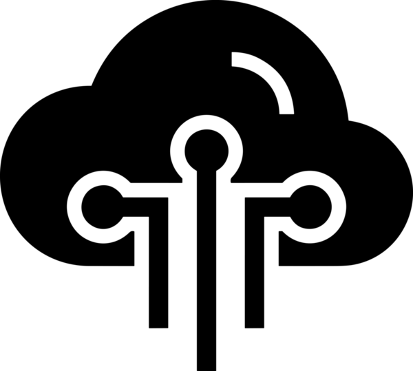 PNG biçiminde bulut depolama simgesi şeffaf arkaplan tasarımı ile dijital sunucu güvenli dosya eşzamanlama sunucu yönetimi ve modern web veya mobil kullanıcı arayüzü uygulamaları için ideal