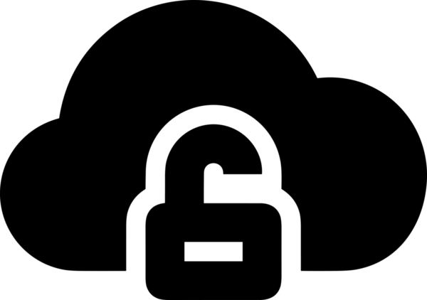 PNG biçiminde bulut depolama simgesi şeffaf arkaplan tasarımı ile dijital sunucu güvenli dosya eşzamanlama sunucu yönetimi ve modern web veya mobil kullanıcı arayüzü uygulamaları için ideal