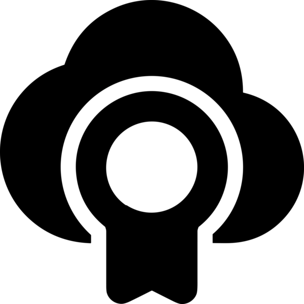 PNG biçiminde bulut depolama simgesi şeffaf arkaplan tasarımı ile dijital sunucu güvenli dosya eşzamanlama sunucu yönetimi ve modern web veya mobil kullanıcı arayüzü uygulamaları için ideal
