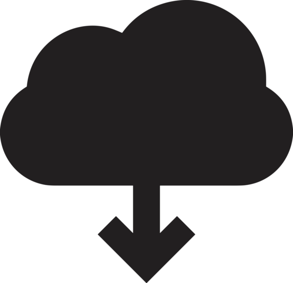 PNG biçiminde bulut depolama simgesi şeffaf arkaplan tasarımı ile dijital sunucu güvenli dosya eşzamanlama sunucu yönetimi ve modern web veya mobil kullanıcı arayüzü uygulamaları için ideal