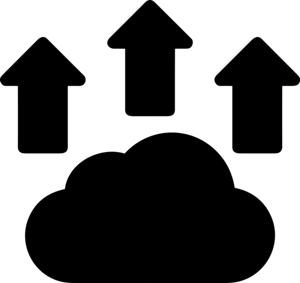 PNG biçiminde bulut depolama simgesi şeffaf arkaplan tasarımı ile dijital sunucu güvenli dosya eşzamanlama sunucu yönetimi ve modern web veya mobil kullanıcı arayüzü uygulamaları için ideal