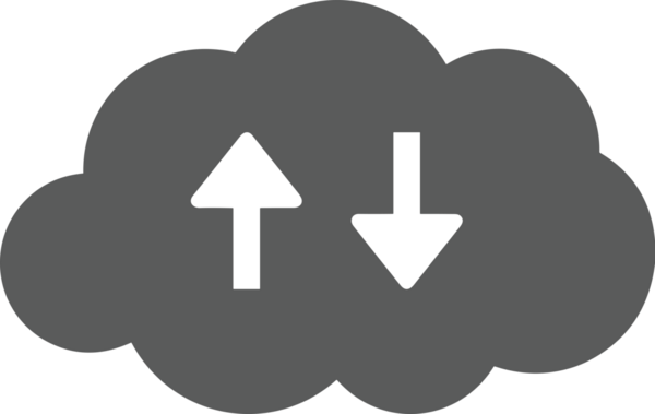 PNG biçiminde bulut depolama simgesi şeffaf arkaplan tasarımı ile dijital sunucu güvenli dosya eşzamanlama sunucu yönetimi ve modern web veya mobil kullanıcı arayüzü uygulamaları için ideal