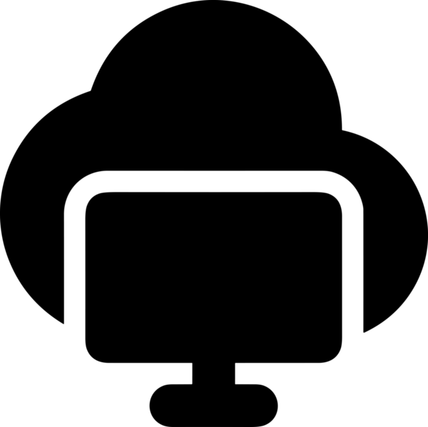 PNG biçiminde bulut depolama simgesi şeffaf arkaplan tasarımı ile dijital sunucu güvenli dosya eşzamanlama sunucu yönetimi ve modern web veya mobil kullanıcı arayüzü uygulamaları için ideal