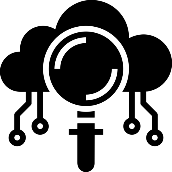 PNG biçiminde bulut depolama simgesi şeffaf arkaplan tasarımı ile dijital sunucu güvenli dosya eşzamanlama sunucu yönetimi ve modern web veya mobil kullanıcı arayüzü uygulamaları için ideal