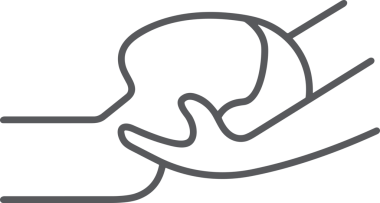 Web, Uygulama, UI / UX, Mobil Arayüz, Akıllı Teknoloji Tasarımı, Dijital Markalaşma, Kullanıcı Etkileşimi Sembolü ve Temiz Tek Renk Biçiminde Modern Grafik Elementi içeren PNG Biçimli El Simgesi Logosu