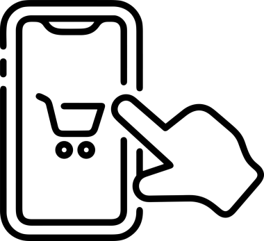 Web, Uygulama, UI / UX, Mobil Arayüz, Akıllı Teknoloji Tasarımı, Dijital Markalaşma, Kullanıcı Etkileşimi Sembolü ve Temiz Tek Renk Biçiminde Modern Grafik Elementi içeren PNG Biçimli El Simgesi Logosu