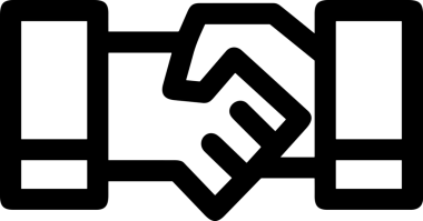 Web, Uygulama, UI / UX, Mobil Arayüz, Akıllı Teknoloji Tasarımı, Dijital Markalaşma, Kullanıcı Etkileşimi Sembolü ve Temiz Tek Renk Biçiminde Modern Grafik Elementi içeren PNG Biçimli El Simgesi Logosu