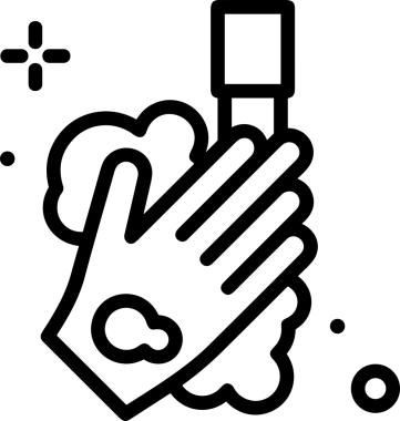 Web, Uygulama, UI / UX, Mobil Arayüz, Akıllı Teknoloji Tasarımı, Dijital Markalaşma, Kullanıcı Etkileşimi Sembolü ve Temiz Tek Renk Biçiminde Modern Grafik Elementi içeren PNG Biçimli El Simgesi Logosu