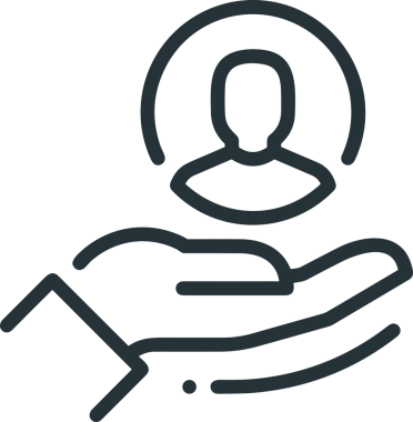 Web, Uygulama, UI / UX, Mobil Arayüz, Akıllı Teknoloji Tasarımı, Dijital Markalaşma, Kullanıcı Etkileşimi Sembolü ve Temiz Tek Renk Biçiminde Modern Grafik Elementi içeren PNG Biçimli El Simgesi Logosu