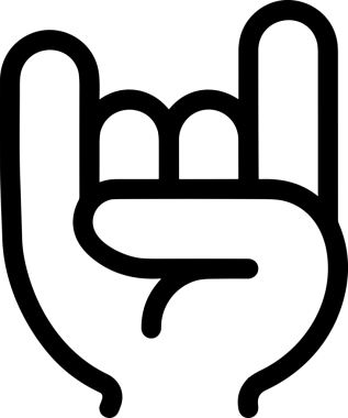 Web, Uygulama, UI / UX, Mobil Arayüz, Akıllı Teknoloji Tasarımı, Dijital Markalaşma, Kullanıcı Etkileşimi Sembolü ve Temiz Tek Renk Biçiminde Modern Grafik Elementi içeren PNG Biçimli El Simgesi Logosu