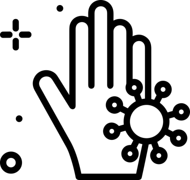 Web, Uygulama, UI / UX, Mobil Arayüz, Akıllı Teknoloji Tasarımı, Dijital Markalaşma, Kullanıcı Etkileşimi Sembolü ve Temiz Tek Renk Biçiminde Modern Grafik Elementi içeren PNG Biçimli El Simgesi Logosu