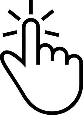 Web, Uygulama, UI / UX, Mobil Arayüz, Akıllı Teknoloji Tasarımı, Dijital Markalaşma, Kullanıcı Etkileşimi Sembolü ve Temiz Tek Renk Biçiminde Modern Grafik Elementi içeren PNG Biçimli El Simgesi Logosu