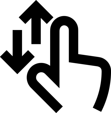 Web, Uygulama, UI / UX, Mobil Arayüz, Akıllı Teknoloji Tasarımı, Dijital Markalaşma, Kullanıcı Etkileşimi Sembolü ve Temiz Tek Renk Biçiminde Modern Grafik Elementi içeren PNG Biçimli El Simgesi Logosu