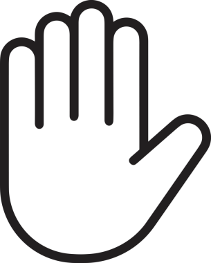 Web, Uygulama, UI / UX, Mobil Arayüz, Akıllı Teknoloji Tasarımı, Dijital Markalaşma, Kullanıcı Etkileşimi Sembolü ve Temiz Tek Renk Biçiminde Modern Grafik Elementi içeren PNG Biçimli El Simgesi Logosu