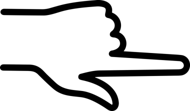 Web, Uygulama, UI / UX, Mobil Arayüz, Akıllı Teknoloji Tasarımı, Dijital Markalaşma, Kullanıcı Etkileşimi Sembolü ve Temiz Tek Renk Biçiminde Modern Grafik Elementi içeren PNG Biçimli El Simgesi Logosu