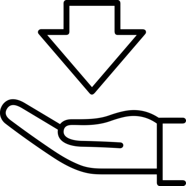 Web, Uygulama, UI / UX, Mobil Arayüz, Akıllı Teknoloji Tasarımı, Dijital Markalaşma, Kullanıcı Etkileşimi Sembolü ve Temiz Tek Renk Biçiminde Modern Grafik Elementi içeren PNG Biçimli El Simgesi Logosu