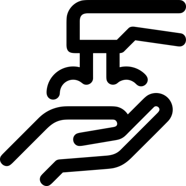 Web, Uygulama, UI / UX, Mobil Arayüz, Akıllı Teknoloji Tasarımı, Dijital Markalaşma, Kullanıcı Etkileşimi Sembolü ve Temiz Tek Renk Biçiminde Modern Grafik Elementi içeren PNG Biçimli El Simgesi Logosu