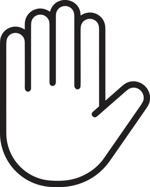 Web, Uygulama, UI / UX, Mobil Arayüz, Akıllı Teknoloji Tasarımı, Dijital Markalaşma, Kullanıcı Etkileşimi Sembolü ve Temiz Tek Renk Biçiminde Modern Grafik Elementi içeren PNG Biçimli El Simgesi Logosu