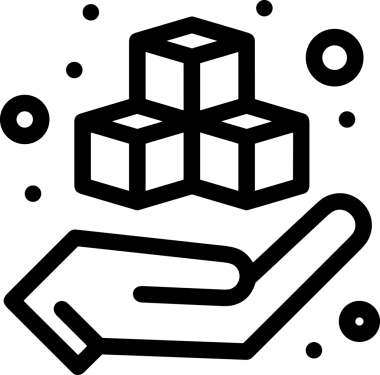 Web, Uygulama, UI / UX, Mobil Arayüz, Akıllı Teknoloji Tasarımı, Dijital Markalaşma, Kullanıcı Etkileşimi Sembolü ve Temiz Tek Renk Biçiminde Modern Grafik Elementi içeren PNG Biçimli El Simgesi Logosu