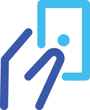 Web, Uygulama, UI / UX, Mobil Arayüz, Akıllı Teknoloji Tasarımı, Dijital Markalaşma, Kullanıcı Etkileşimi Sembolü ve Temiz Tek Renk Biçiminde Modern Grafik Elementi içeren PNG Biçimli El Simgesi Logosu