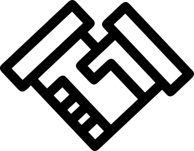 Web, Uygulama, UI / UX, Mobil Arayüz, Akıllı Teknoloji Tasarımı, Dijital Markalaşma, Kullanıcı Etkileşimi Sembolü ve Temiz Tek Renk Biçiminde Modern Grafik Elementi içeren PNG Biçimli El Simgesi Logosu