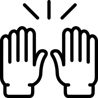 Web, Uygulama, UI / UX, Mobil Arayüz, Akıllı Teknoloji Tasarımı, Dijital Markalaşma, Kullanıcı Etkileşimi Sembolü ve Temiz Tek Renk Biçiminde Modern Grafik Elementi içeren PNG Biçimli El Simgesi Logosu