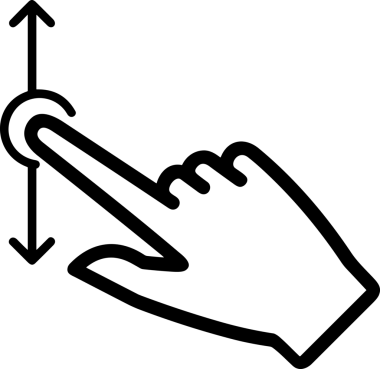 Web, Uygulama, UI / UX, Mobil Arayüz, Akıllı Teknoloji Tasarımı, Dijital Markalaşma, Kullanıcı Etkileşimi Sembolü ve Temiz Tek Renk Biçiminde Modern Grafik Elementi içeren PNG Biçimli El Simgesi Logosu