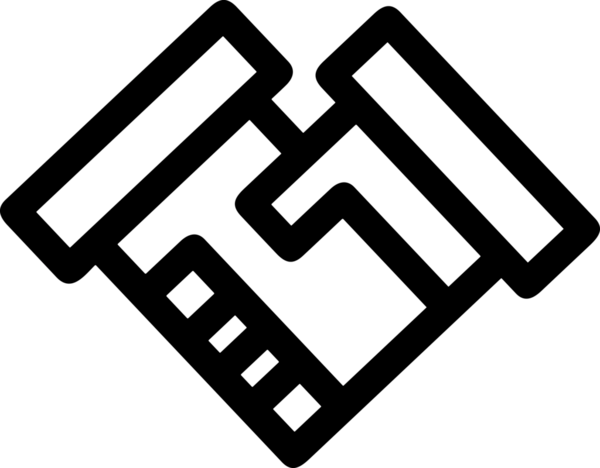 Web, Uygulama, UI / UX, Mobil Arayüz, Akıllı Teknoloji Tasarımı, Dijital Markalaşma, Kullanıcı Etkileşimi Sembolü ve Temiz Tek Renk Biçiminde Modern Grafik Elementi içeren PNG Biçimli El Simgesi Logosu