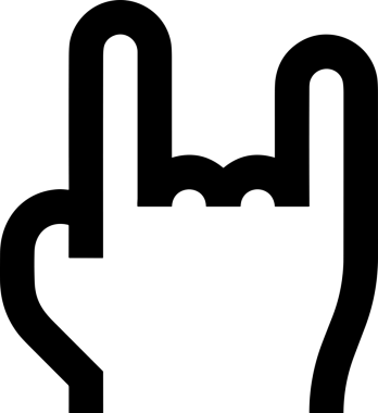 Web, Uygulama, UI / UX, Mobil Arayüz, Akıllı Teknoloji Tasarımı, Dijital Markalaşma, Kullanıcı Etkileşimi Sembolü ve Temiz Tek Renk Biçiminde Modern Grafik Elementi içeren PNG Biçimli El Simgesi Logosu