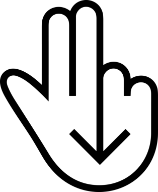 Web, Uygulama, UI / UX, Mobil Arayüz, Akıllı Teknoloji Tasarımı, Dijital Markalaşma, Kullanıcı Etkileşimi Sembolü ve Temiz Tek Renk Biçiminde Modern Grafik Elementi içeren PNG Biçimli El Simgesi Logosu