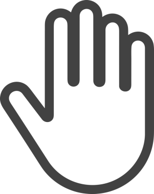 Web, Uygulama, UI / UX, Mobil Arayüz, Akıllı Teknoloji Tasarımı, Dijital Markalaşma, Kullanıcı Etkileşimi Sembolü ve Temiz Tek Renk Biçiminde Modern Grafik Elementi içeren PNG Biçimli El Simgesi Logosu