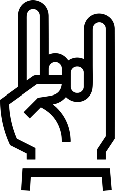 Web, Uygulama, UI / UX, Mobil Arayüz, Akıllı Teknoloji Tasarımı, Dijital Markalaşma, Kullanıcı Etkileşimi Sembolü ve Temiz Tek Renk Biçiminde Modern Grafik Elementi içeren PNG Biçimli El Simgesi Logosu