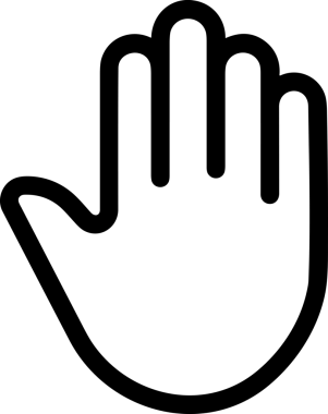 Web, Uygulama, UI / UX, Mobil Arayüz, Akıllı Teknoloji Tasarımı, Dijital Markalaşma, Kullanıcı Etkileşimi Sembolü ve Temiz Tek Renk Biçiminde Modern Grafik Elementi içeren PNG Biçimli El Simgesi Logosu