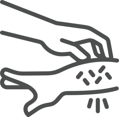 Web, Uygulama, UI / UX, Mobil Arayüz, Akıllı Teknoloji Tasarımı, Dijital Markalaşma, Kullanıcı Etkileşimi Sembolü ve Temiz Tek Renk Biçiminde Modern Grafik Elementi içeren PNG Biçimli El Simgesi Logosu