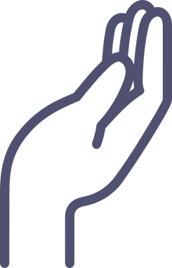 Web, Uygulama, UI / UX, Mobil Arayüz, Akıllı Teknoloji Tasarımı, Dijital Markalaşma, Kullanıcı Etkileşimi Sembolü ve Temiz Tek Renk Biçiminde Modern Grafik Elementi içeren PNG Biçimli El Simgesi Logosu