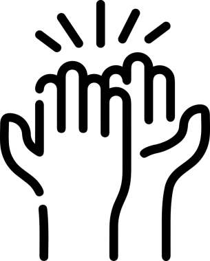 Web, Uygulama, UI / UX, Mobil Arayüz, Akıllı Teknoloji Tasarımı, Dijital Markalaşma, Kullanıcı Etkileşimi Sembolü ve Temiz Tek Renk Biçiminde Modern Grafik Elementi içeren PNG Biçimli El Simgesi Logosu