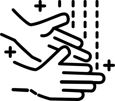 Web, Uygulama, UI / UX, Mobil Arayüz, Akıllı Teknoloji Tasarımı, Dijital Markalaşma, Kullanıcı Etkileşimi Sembolü ve Temiz Tek Renk Biçiminde Modern Grafik Elementi içeren PNG Biçimli El Simgesi Logosu