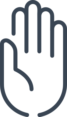 Web, Uygulama, UI / UX, Mobil Arayüz, Akıllı Teknoloji Tasarımı, Dijital Markalaşma, Kullanıcı Etkileşimi Sembolü ve Temiz Tek Renk Biçiminde Modern Grafik Elementi içeren PNG Biçimli El Simgesi Logosu