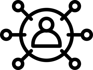 Web, Uygulama, UI / UX, Mobil Arayüz, Akıllı Teknoloji Tasarımı, Dijital Markalaşma, Kullanıcı Etkileşimi Sembolü ve Temiz Tek Renk Biçiminde Modern Grafik Elementi içeren PNG Biçimli El Simgesi Logosu