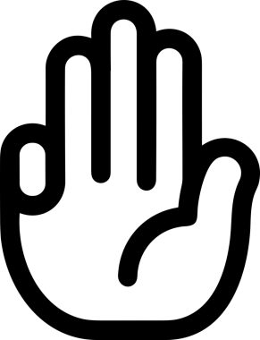 Web, Uygulama, UI / UX, Mobil Arayüz, Akıllı Teknoloji Tasarımı, Dijital Markalaşma, Kullanıcı Etkileşimi Sembolü ve Temiz Tek Renk Biçiminde Modern Grafik Elementi içeren PNG Biçimli El Simgesi Logosu