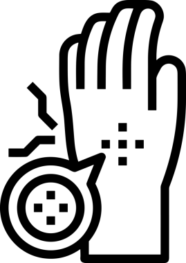 Web, Uygulama, UI / UX, Mobil Arayüz, Akıllı Teknoloji Tasarımı, Dijital Markalaşma, Kullanıcı Etkileşimi Sembolü ve Temiz Tek Renk Biçiminde Modern Grafik Elementi içeren PNG Biçimli El Simgesi Logosu