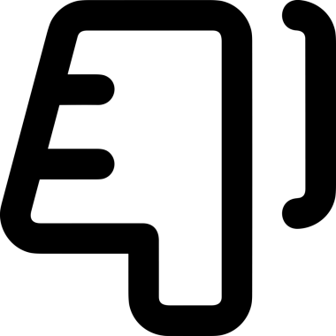 Web, Uygulama, UI / UX, Mobil Arayüz, Akıllı Teknoloji Tasarımı, Dijital Markalaşma, Kullanıcı Etkileşimi Sembolü ve Temiz Tek Renk Biçiminde Modern Grafik Elementi içeren PNG Biçimli El Simgesi Logosu