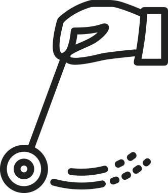 Web, Uygulama, UI / UX, Mobil Arayüz, Akıllı Teknoloji Tasarımı, Dijital Markalaşma, Kullanıcı Etkileşimi Sembolü ve Temiz Tek Renk Biçiminde Modern Grafik Elementi içeren PNG Biçimli El Simgesi Logosu